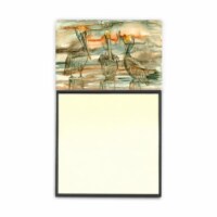 Pelicans on their perch Abstract Sticky Note Holder