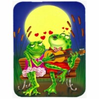 Frog Love Songs Mouse Pad&#44; Hot Pad or Trivet