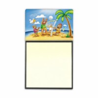Bears Playing Volleyball Sticky Note Holder