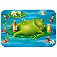 Frog Drinking Beer Glass Cutting Board, Large