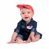 Princess 410301 Girls Newborn Rosie the Riveter Child Costume - NS