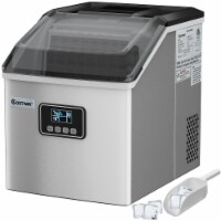 STAKOL Stainless Steel Ice Maker Countertop 26LBS/24H LCD Display W/Scoop  Portable New