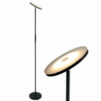 Gymax Standing Sky LED Light Modern Dimmable Torchiere Touch Control Bedroom Office