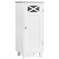 Freestanding Bathroom Storage Cabinet with 2 Drawers & Adjustable Shelf,  White, 1 Unit - Kroger