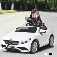 Costway 12V Mercedes-Benz S63 Licensed Kids Ride On Car Battery Powered RC w/ MP3 BlackWhite