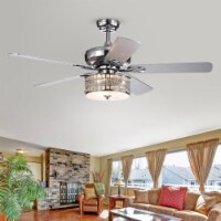Warehouse of Tiffany CFL-8333REMO 52 in. Davrin Indoor Remote Controlled Ceiling Fan with Lig