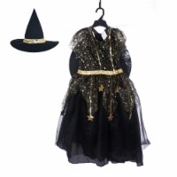 Seasons Youth Twilight Witch Costume - Black/Gold Perspective: Main