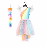 Rainbow Unicorn Youth Size 4-6 Halloween Costume Perspective: Main