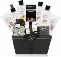 Large Bath Body Gift Basket - Ultimate Natural Spa Basket 1 Spa Gift Set for Women Spa Kit!