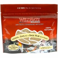 Wild Eats Rubs 34005 Lemon, Garlic & Sage with Fennel Rub - Pack of 15