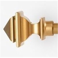 Buono Rod And Finial Set - Bach - Gold - 48-86 Inches
