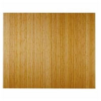 48 in. x 60 in. NATURAL Bamboo Roll-Up Chair Mat- no tongue...5mm thick...felt backing