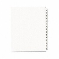 Style Legal Side Tab Divider- Title: 51-75- Letter- White- 1 Set