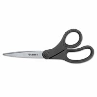 KleenEarth Basic Plastic Handle Scissors&#44; 7 in. Length&#44; Pointed&#44; Black