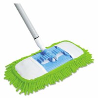 Microfiber Dust Mop- 48'' Steel Handle- Green- Each