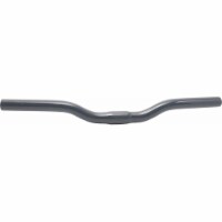 Mountain Bike Handle Bar - Gray, 6 x 22 in.