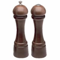 8 inch- 20cm Windsor - Ebony Pepper Mill/Salt Shaker Set