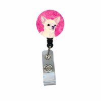 Chihuahua Retractable Badge Reel Or Id Holder With Clip