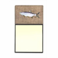 Fish - Tarpon Refiillable Sticky Note Holder or Postit Note Dispenser&#44; 3 x 3 In.