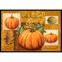 Fall Harvest Pumpkins Indoor & Outdoor Mat, 18 x 27 in.