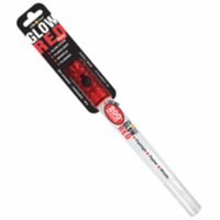 200 Hour LED Glow Stick-Flashlight-Flasher and Whistle - Glow TM Red