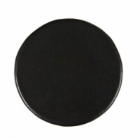 Dacasso  Black Bonded Leather Coaster