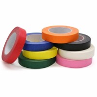 Wrapables Decorative Glitter Washi Masking Tape Bright Blue