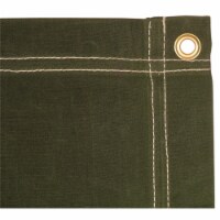 7 x 9 ft. Canvas Tarp - Olive Drab