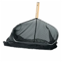 18.5 in. Professional Swimming Pool Leaf Rake Skimmer Head with Ultra-Deep Mesh Bag