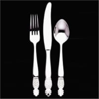 Pineapple 20 Piece Set - Heavyweight 18-10 Stainless - Hospitality Motif