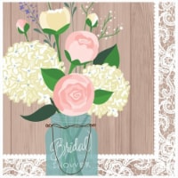 Rustic Wedding - Lunch Napkins, Bridal Shower - Case of 192