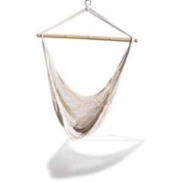 KingsPond   Hammaka Hammocks White Hanging Net Chair