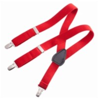 Child Baby Toddler Kid Adjustable Elastic Suspenders Solid Red&#44; 26 Inch - 30 Months-7 Yea