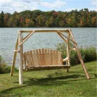 5 ft. Cedar Log Yard Swing