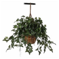 English Ivy Hanging Basket Silk Plant