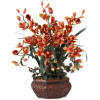 Large Cymbidium Silk Flower Arrangement