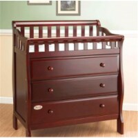 Changing Station Cherry with 3 Drawers