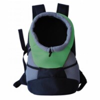 On-The-Go Supreme Travel Bark-Pack Backpack Pet Carrier, Green - Medium