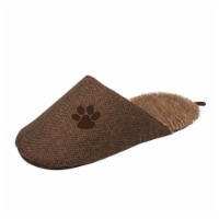 Slip-On Fashionable Slipper Dog Bed, Brown - Large