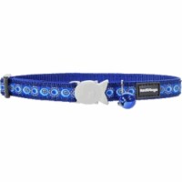 Cat Collar Design Cosmos Dark Blue