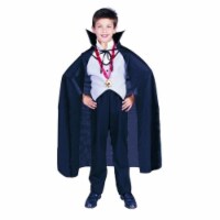 Black Taffeta Childs Costume Cape - 36 Inches