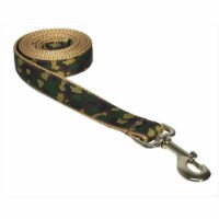 CAMOUFLAGE-TAN-GRN4-L 6 ft. Camouflage Dog Leash - Tan & Green, Large
