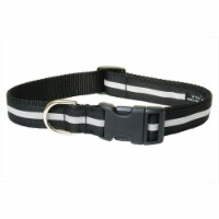 Reflective Dog Collar, Black - Large