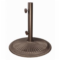 Treasure Garden Classic Cast Iron Patio Umbrella Stand - 19.3 in. Dia