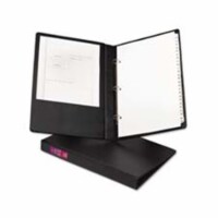 Consumer Products Round Ring Binder- 3 Ring- 1in. Capacity- 14in.x8-.50in.- Black
