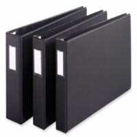 Cardinal Brands- Inc  Slant-D Reference Binder- 3-Ring- 2in. Capacity- 11in.x17in.- BK