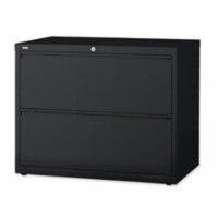 Lateral File- 2-Drawer- 36in.x18-.63in.x28-.13in.- Black