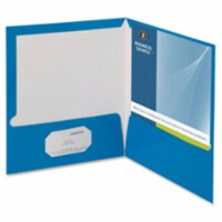 Two Pocket Folder&#44; Ltr&#44; 2-Pkts&#44; 100 Shts&#44; 25-BX&#44; NY
