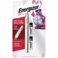 LED Pen Light,6 Lumens,Uses 2 AAA Batteries,Silver