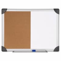 Combo Board&#44; Erase-Bulletin&#44; 24 in. x 36 in.&#44; Aluminum